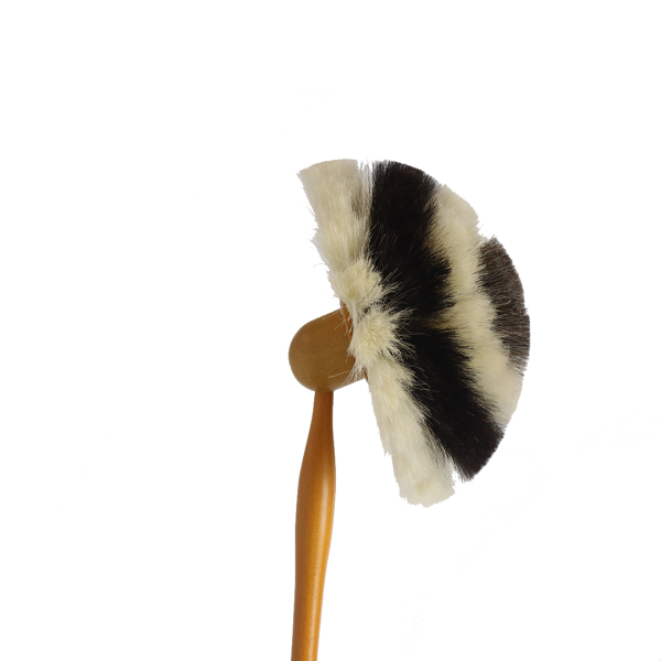 Staubwedel "Zebra" von der Seite.
